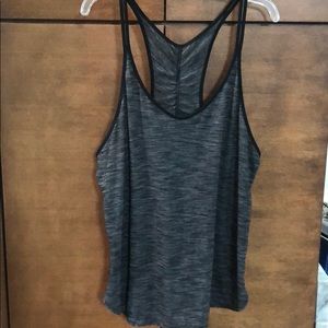 Lululemon tank in black heather color